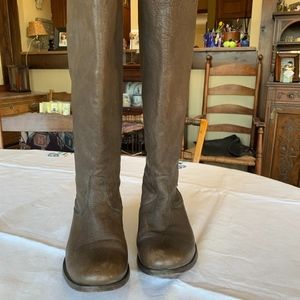 Frye Melissa Button Back Zip Tall Boots